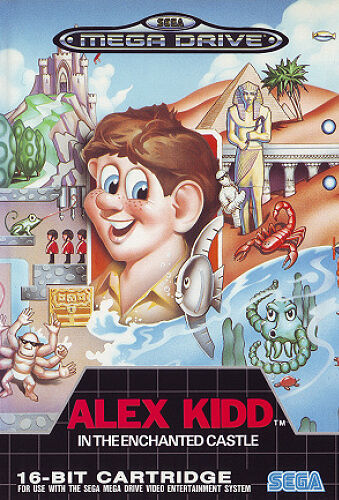 Alex Kidd: In The Enchanted Castle - Sega Mega Drive - Complete with Manual