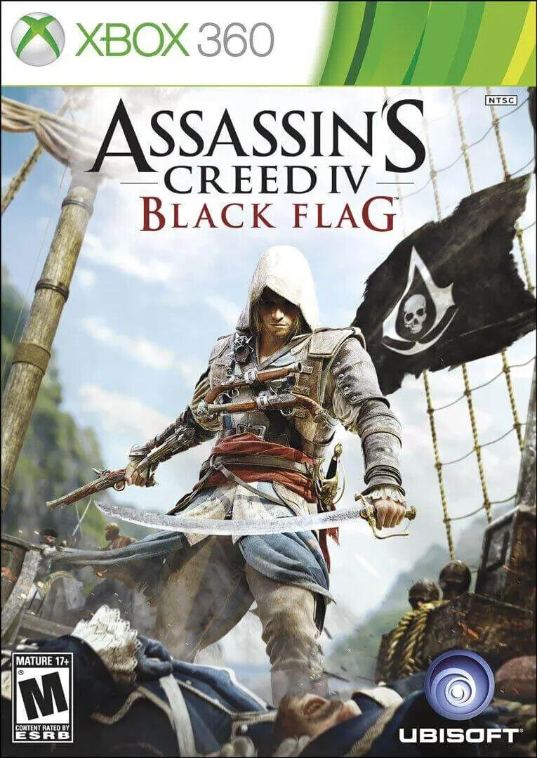Asassin's Creed IV: Black Flag - Xbox 360 - Coimplete with Manual