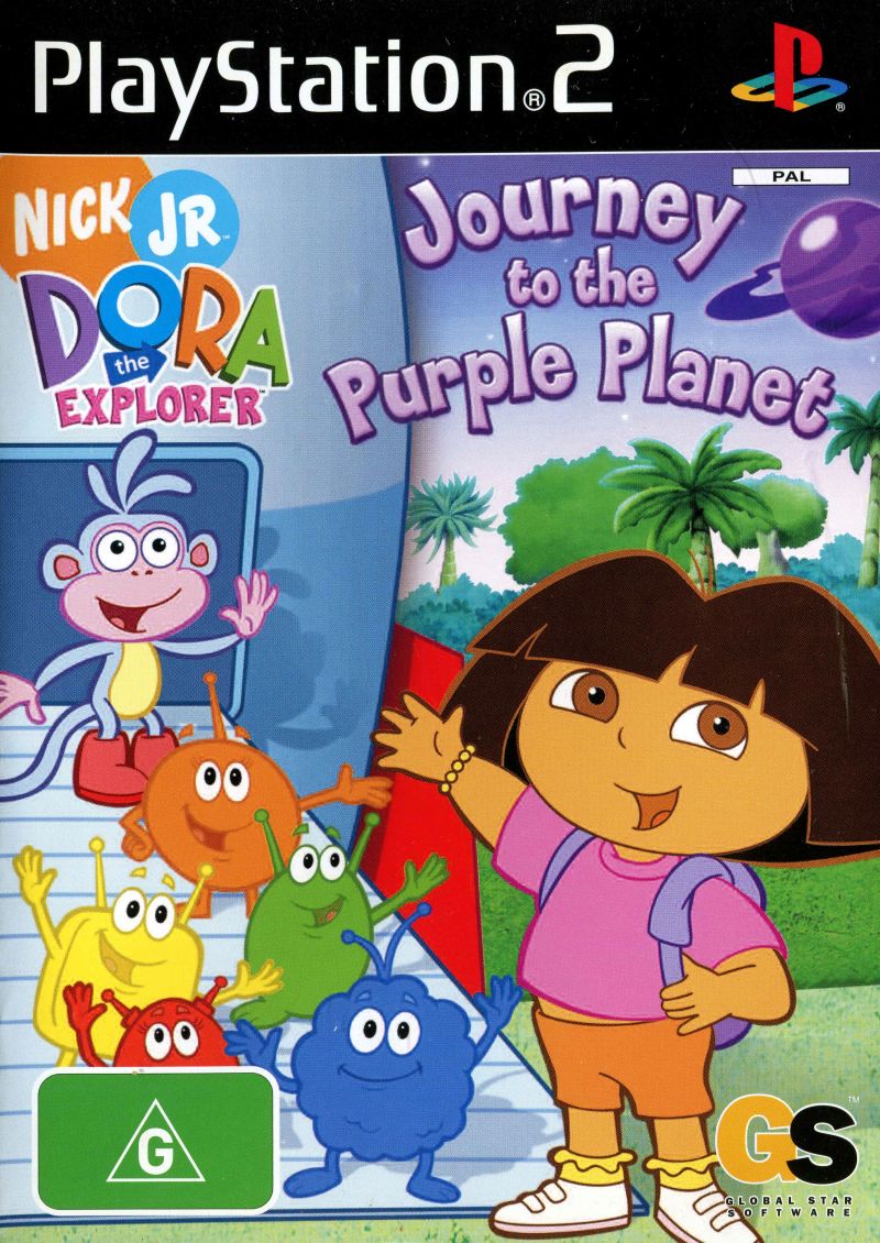 Dora The Explorer - Journey To The Purple Planet - PS2 - Complete with Manual