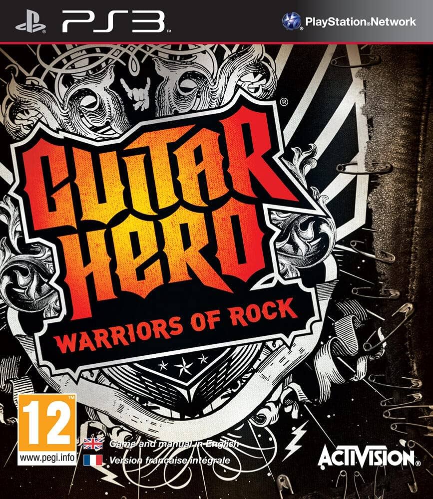 Guitar Hero: Warriors of Rock - PS3 - Complete with Manual