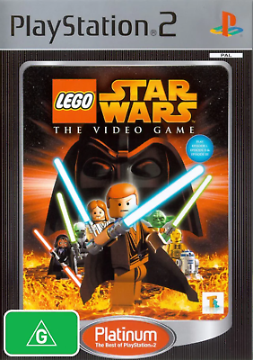 Lego Star Wars: The Video Game - PS2 - Platinum - Complete with Manual
