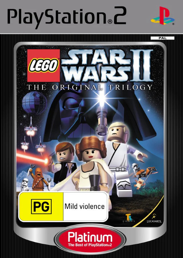 Lego Star Wars II: The Original Trilogy - PS2 Platinum - Complete with Manual