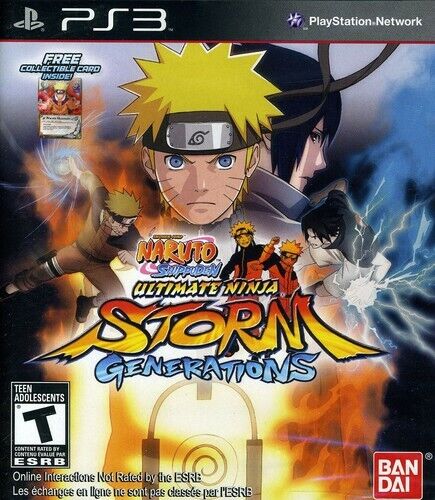 Naruto Shippuden: Ultimate Ninja Storm Generations - PS3 - Complete with Manual