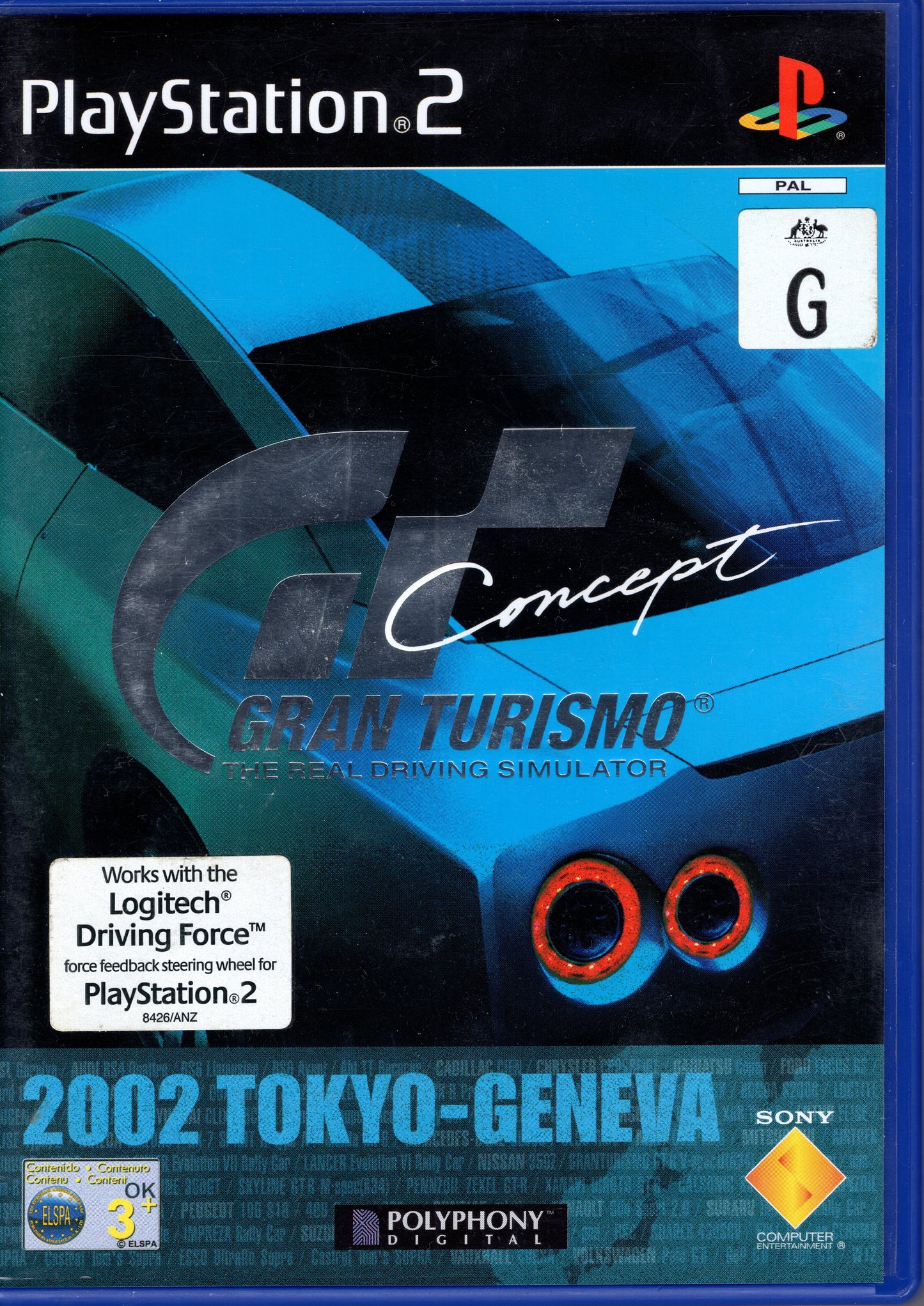 Gran Turismo Concept 2002 Tokyo-Geneva - Playstation 2 - Complete With Manual