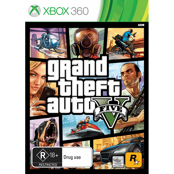 Grand Theft Auto 5 - Xbox 360 - Complete with Manual