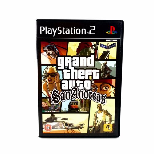 Grand Theft Auto: San Andreas - PS2 - Complete with Manual