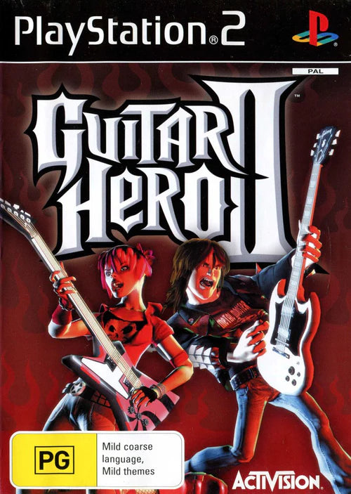 Guitar Hero II - PS2 - Complete With Manual