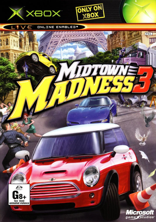 Midtown Madness 3 - Xbox Original - Complete with Manual