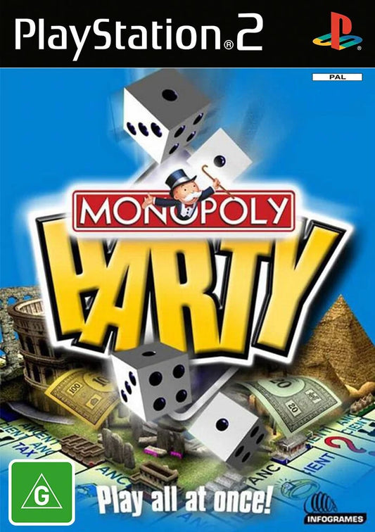 Monopoly Party - PS2 - Complete with Manual