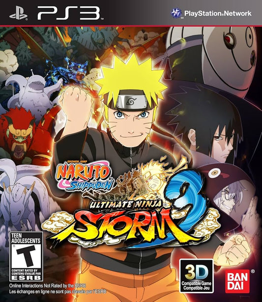 Naruto Shippuden Ultimate Ninja Storm 3 - PS3 - Complete with Manual