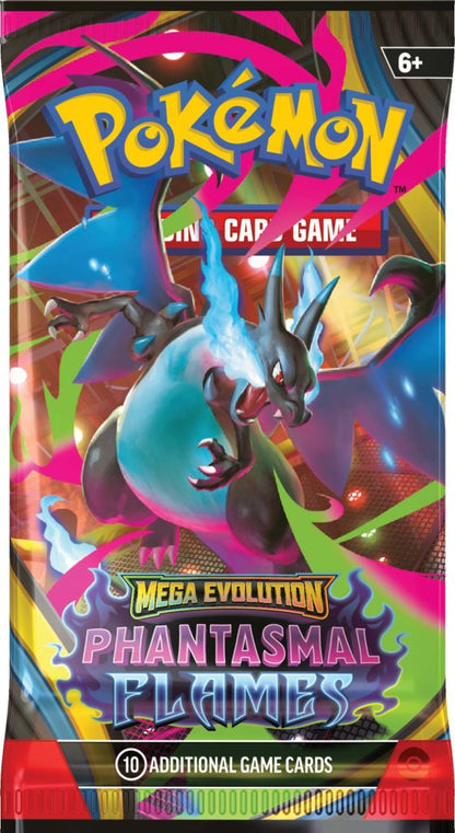 Pokemon TCG: Mega Evolution - Phantasmal Flames Booster Pack