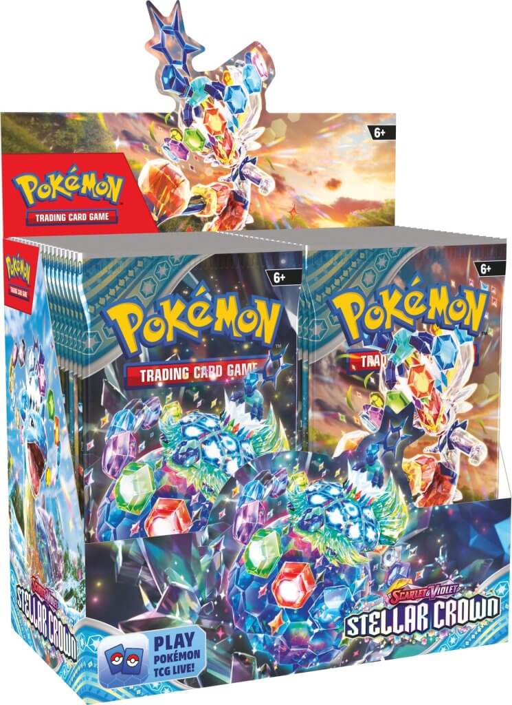 POKÉMON TCG Scarlet & Violet 7 Stellar Crown Booster - Brand New Sealed