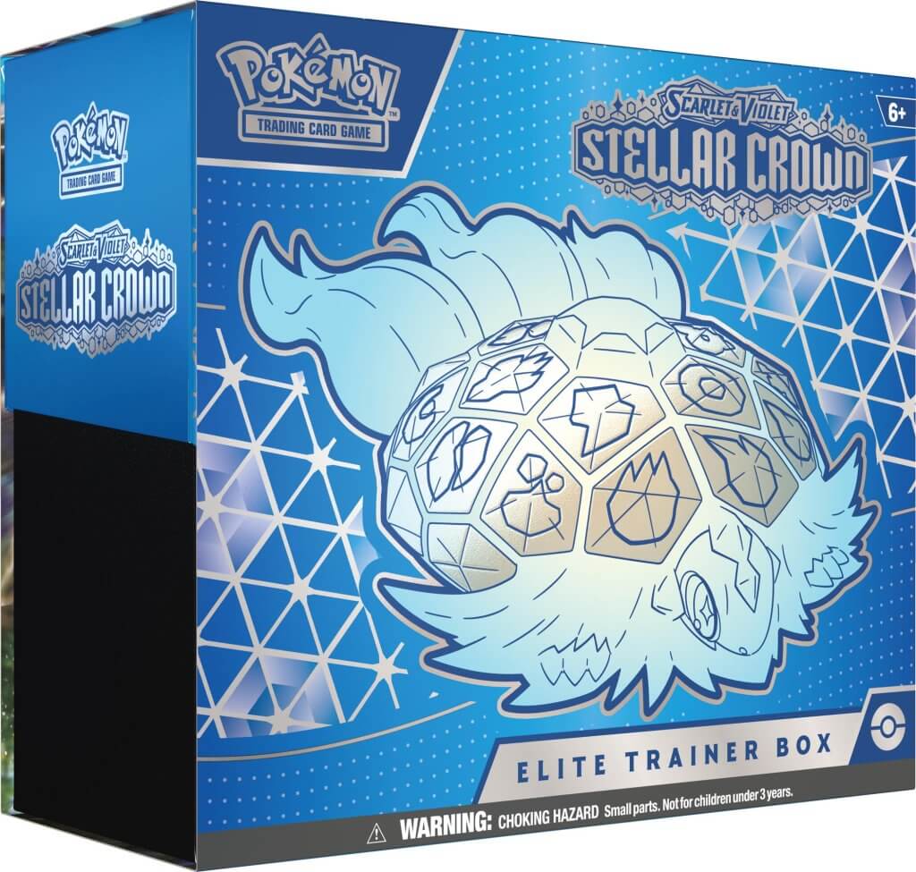 POKÉMON TCG Scarlet & Violet 7 Stellar Crown Elite Trainer Box - Brand New Sealed