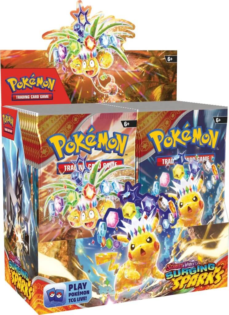 POKÉMON TCG Scarlet & Violet Surging Sparks Booster Box - Brand New Sealed