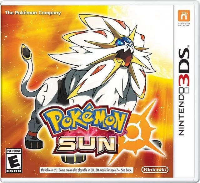 Pokemon Sun - Nintendo 3DS - Complete with Manual