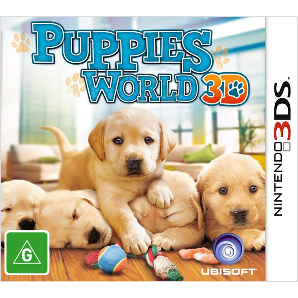 Puppies World 3D - Nintendo 3DS - Complete with Manual