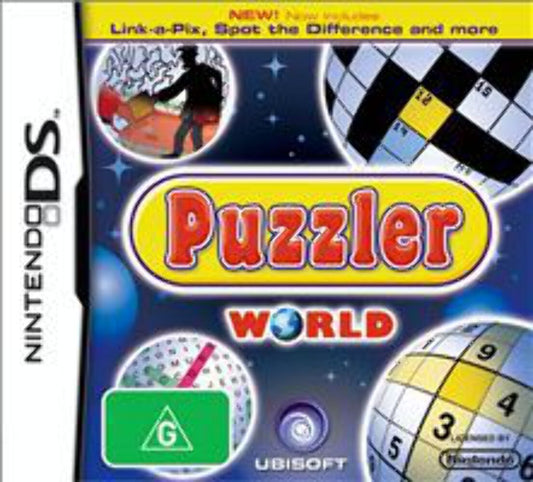 Puzzler World - Nintendo DS - Complete With Manual