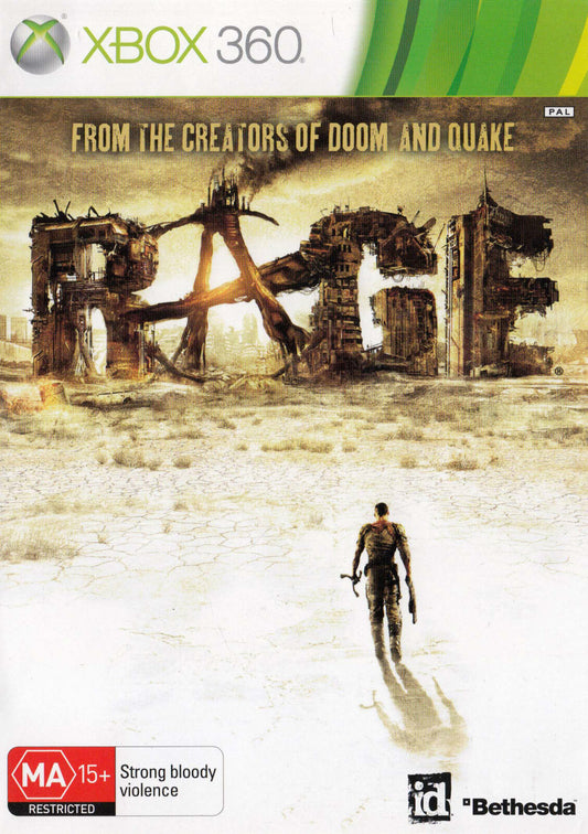 RAGE - Xbox 360 - Complete with Manual