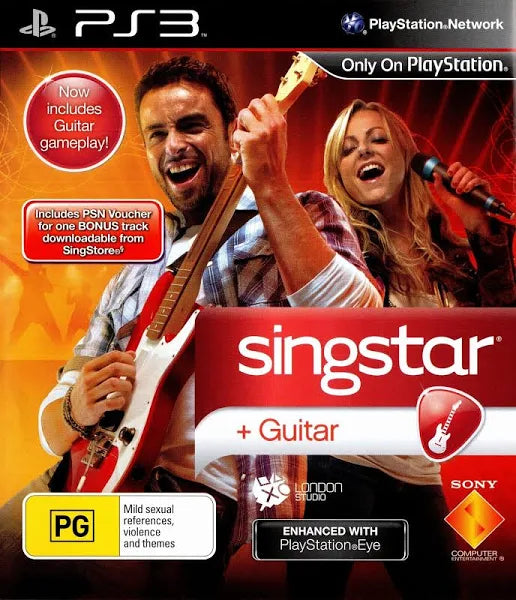 Singstar + Guitar - PS3 - Complete with Manual