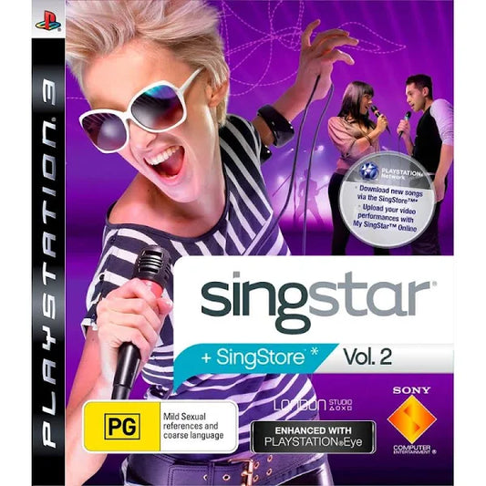 Singstar + Singstore Vol 2 - PS3 - Complete with Manual