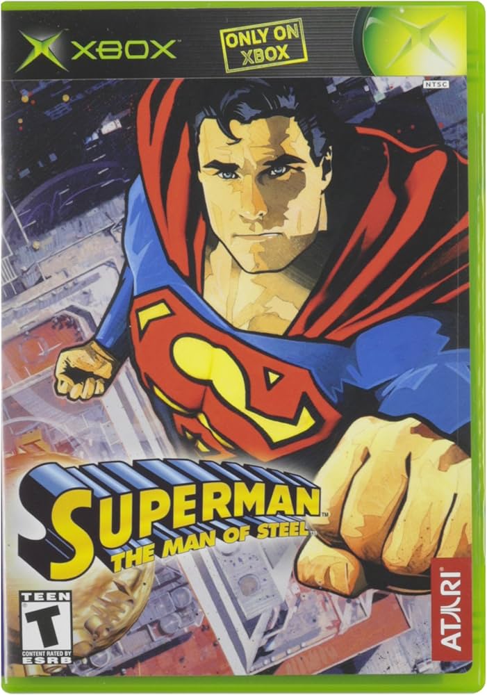 Superman: The Man of Steel - Xbox Original - Complete with Manual