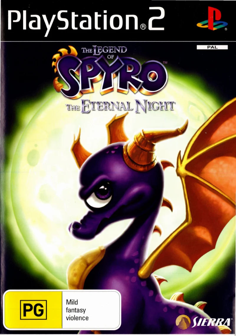 The Legend of Spyro: The Eternal Night - PS2 - Complete with Manual