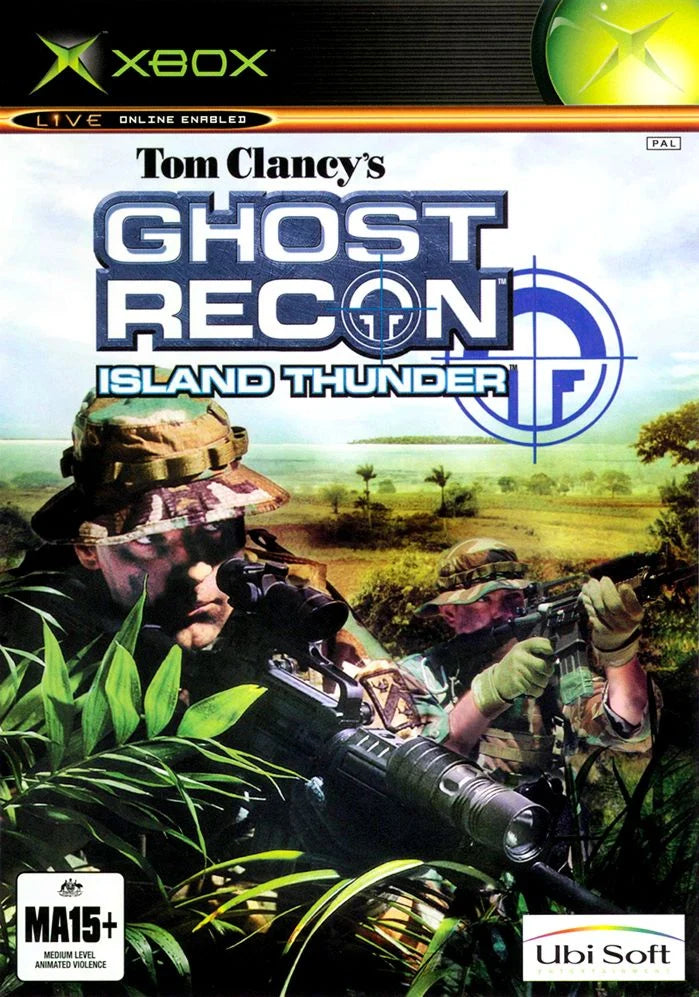 Tom Clancy's: Ghost Recon Island Thunder - Xbox Original - Complete with Manual