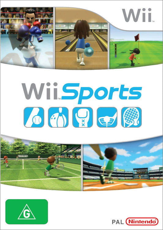 Wii Sports - Wii - Complete with Manual