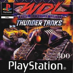 World Destruction League - Thunder Tanks - PS1 - Complete with Manual