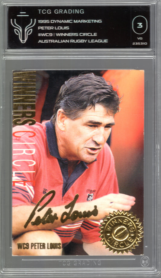 Peter Louis 1995 Winner’s Circle #WC9 – TCG Graded 3 (VG)