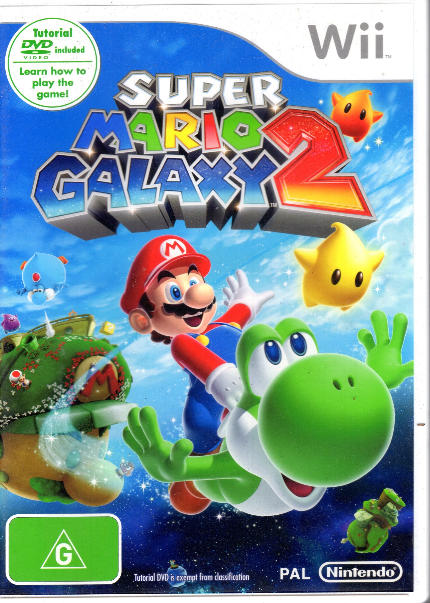 Super Mario Galaxy 2 - Nintendo Wii - Complete With Manual