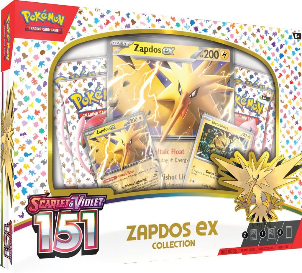 POKÉMON TCG Scarlet & Violet 151 Collection—Zapdos ex