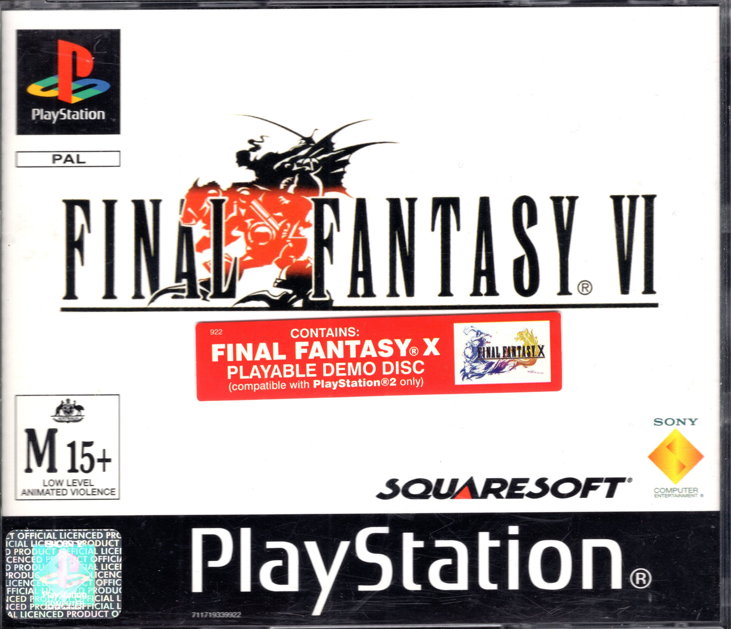 Final Fantasy VI - PlayStation 1 - Complete With Manual