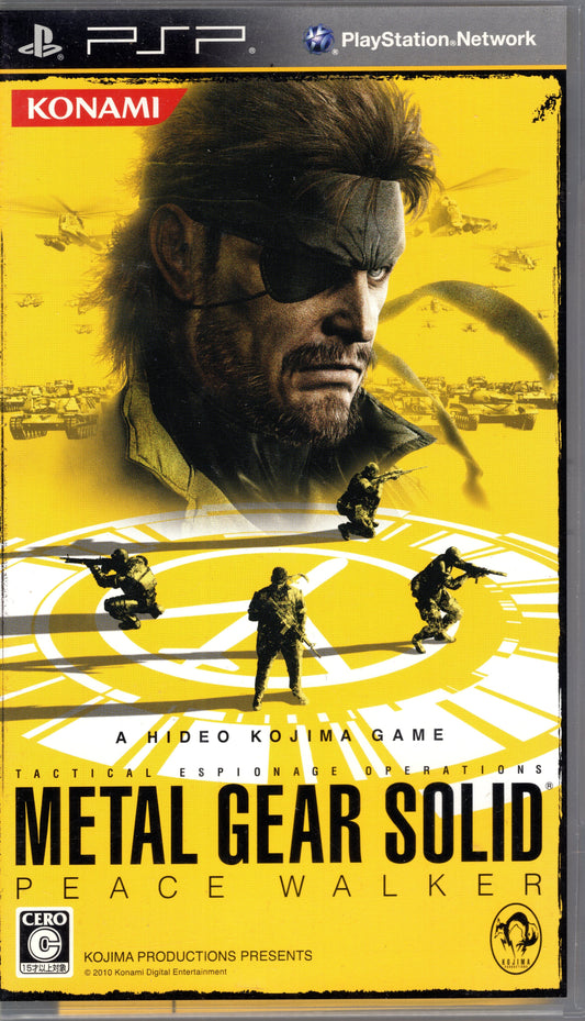 Metal Gear Solid: Peace Walker – Sony PSP - Complete WIth Manual (Japanese)