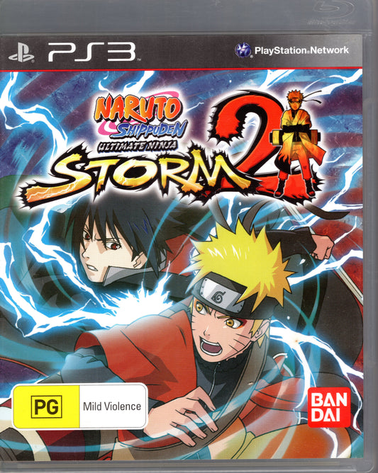 Naruto Shippuden: Ultimate Ninja Storm 2 - PlayStation 3 - Complete with Manual