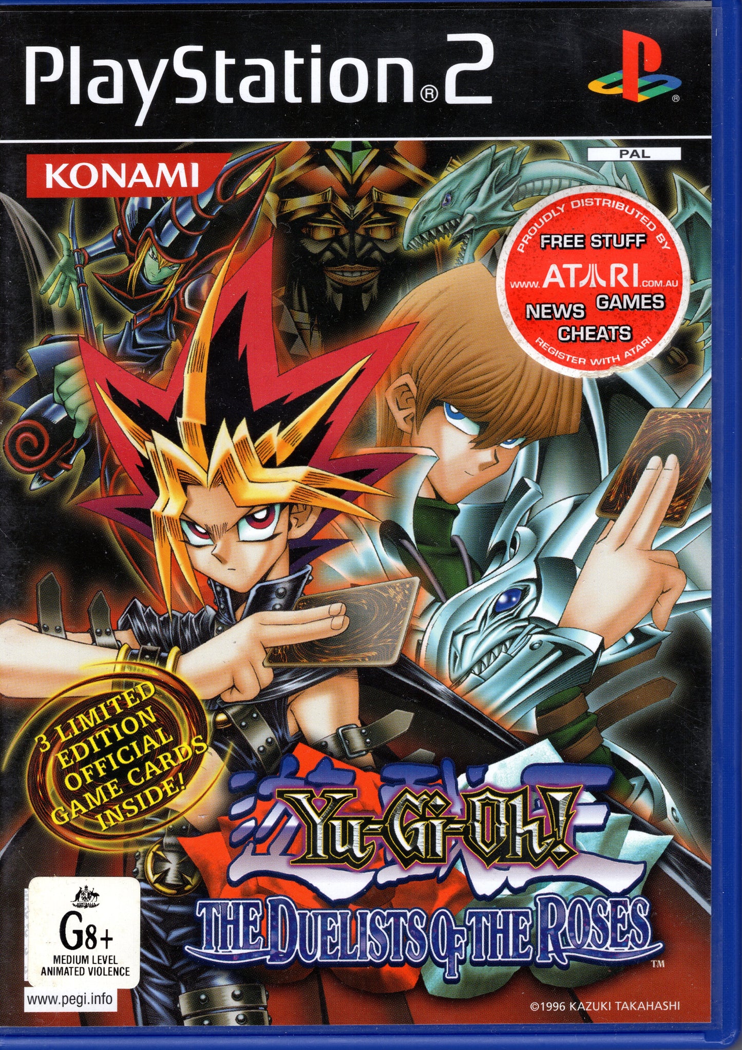 Yu-Gi-Oh Duelists of the Roses - PlayStation 2 - Complete With Manual