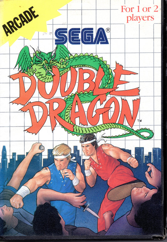 Double Dragon - Sega Master System - Complete With Manual