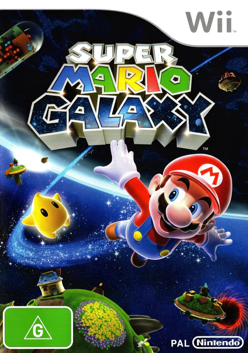 Super Mario Galaxy - Wii - Complete With Manual