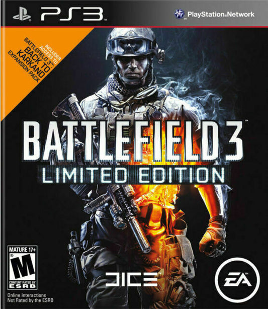 Battlefield 3: Limited Edition - PS3 - Complete with Manual