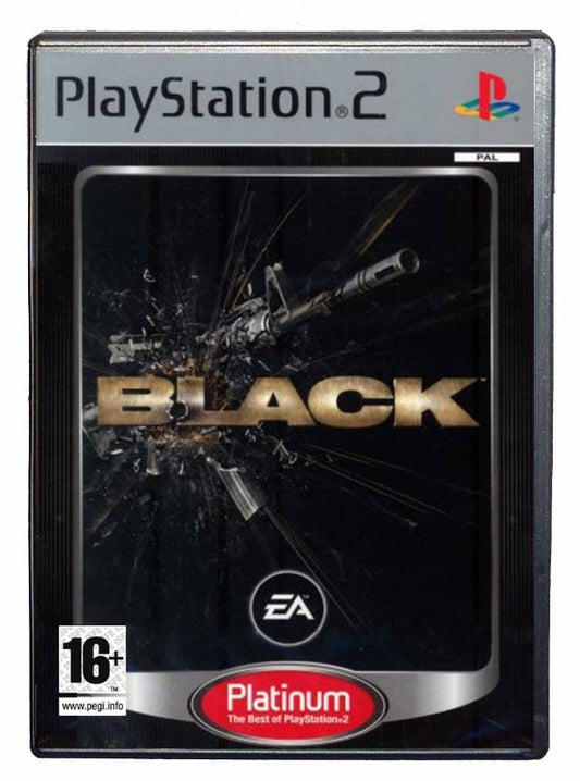 Black - Platinum - PS2 - Complete With Manual