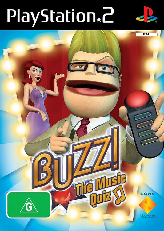 Buzz: The Music Quiz - PS2 - Complete with Manual