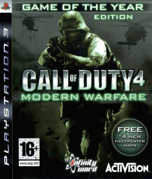 Call of Duty 4 Modern Warfare: Game of the Year Edition - PS3 - Complete with Manual