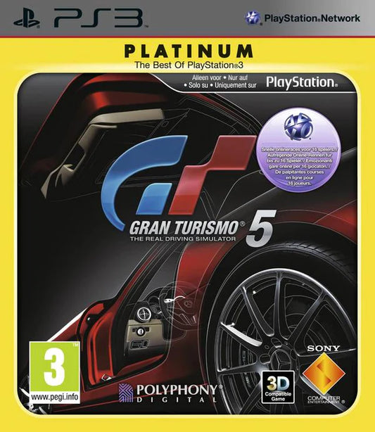 Gran Turismo 5 Prologue: Platinum - PS3 - Complete with Manual