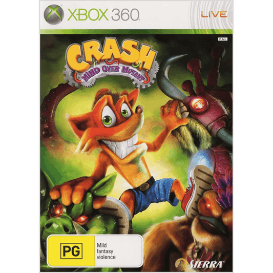 Crash - Mind Over Mutant - Xbox 360 - Complete with Manual