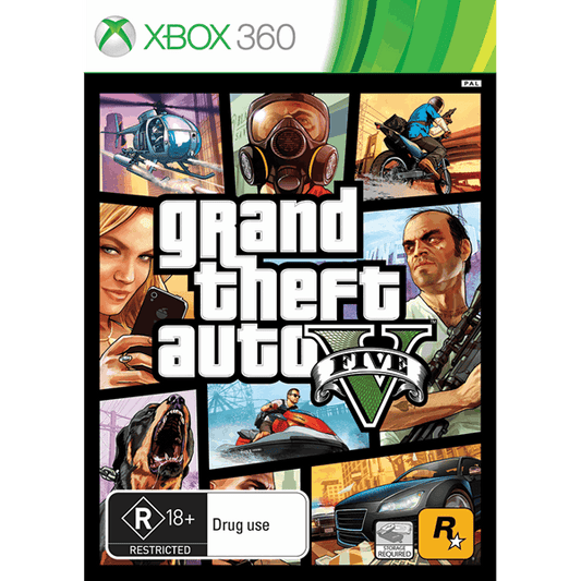 Grand Theft Auto 5 - Xbox 360 - Complete with Manual